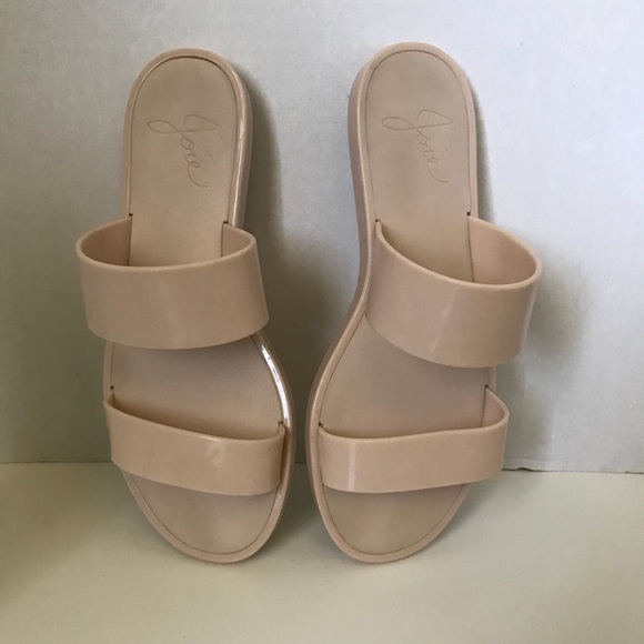 jelly two strap sandals